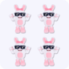 Bunny Plush 4PCS